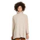 Polo Ralph Lauren Suede-trim Ribbed Turtleneck Oatmeal Heather