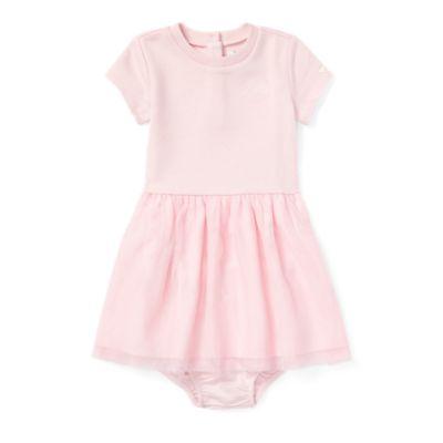 Ralph Lauren Tulle T-shirt Dress & Bloomer Hint Of Pink 6m