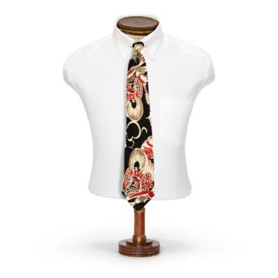 Ralph Lauren Handmade Western Silk Tie Black Burgundy