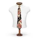 Ralph Lauren Handmade Western Silk Tie Black Burgundy