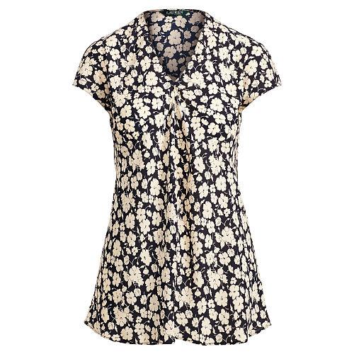 Ralph Lauren Lauren Floral Georgette Top