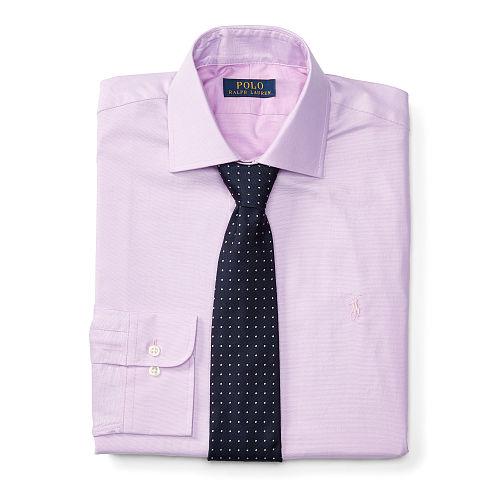Polo Ralph Lauren Regent Dobby Dress Shirt 1029b Rose/white