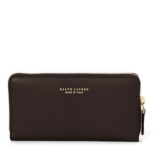 Ralph Lauren Embossed Calfskin Wallet Black