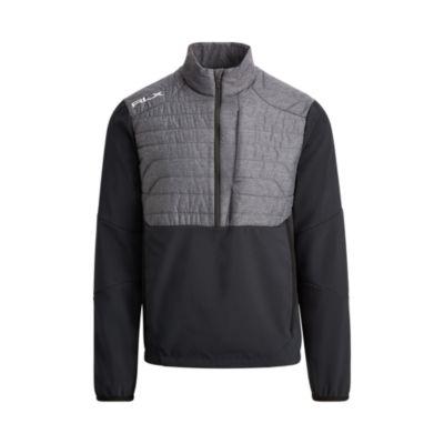 Ralph Lauren Hybrid Half-zip Pullover Mechanic Grey/polo Black