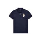 Ralph Lauren Custom Fit Bear Polo Shirt Classic Chairman Navy