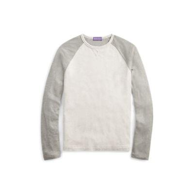 Ralph Lauren Crewneck Long-sleeve T-shirt Pearl Grey Mlng/lt Grey M