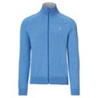 Polo Ralph Lauren Cotton Full-zip Sweater Vineyard Blue Heather
