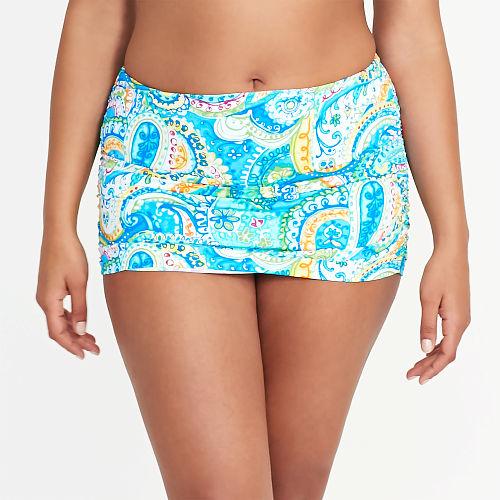 Ralph Lauren Lauren Woman Paisley-print Swim Skirt Blue