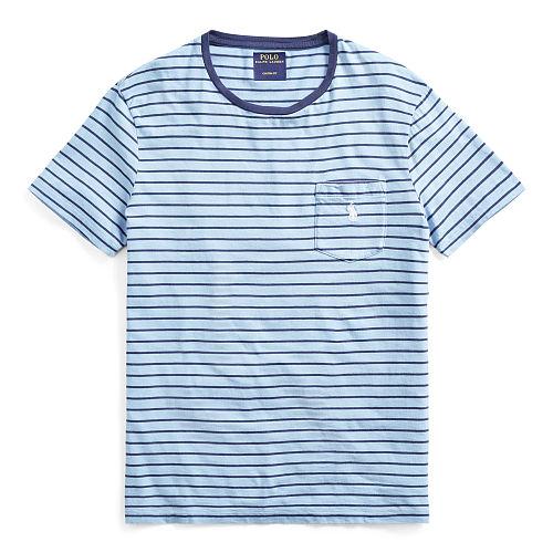 Polo Ralph Lauren Custom-fit Cotton T-shirt Kent Blue/observer Blue