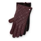 Ralph Lauren Quilted Leather Tech Gloves Port/black