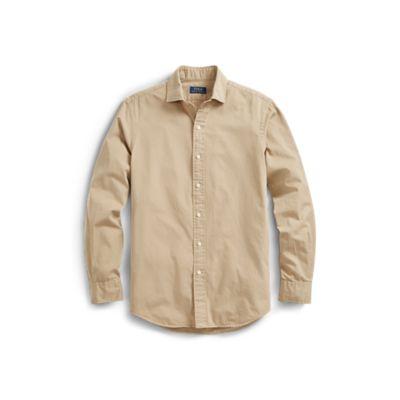 Ralph Lauren Classic Fit Twill Shirt Surrey Tan