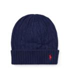 Ralph Lauren Cable Wool-cashmere Hat Bright Navy