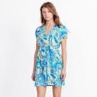 Ralph Lauren Lauren Paisley-print Cotton Cover-up Blue