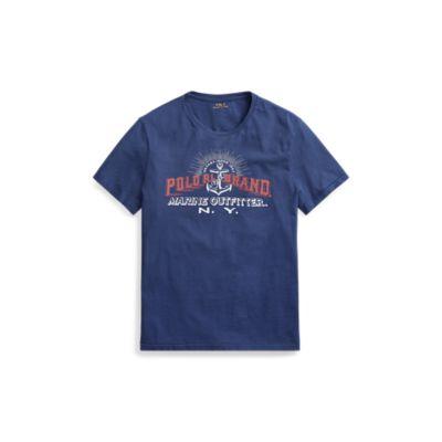 Ralph Lauren Classic Fit Cotton T-shirt Newport Navy 4x Big