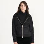 Ralph Lauren Lauren Faux-shearling Hoodie Black