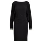 Ralph Lauren Jersey Flutter-sleeve Dress Black
