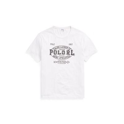 Ralph Lauren Cotton Jersey Graphic T-shirt White Xl Tall