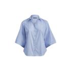Ralph Lauren Cotton Dolman-sleeve Shirt Morning Sky Blue
