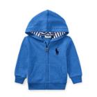 Ralph Lauren Cotton-blend-fleece Hoodie New Iris 3m
