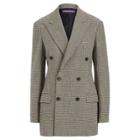 Ralph Lauren Franklin Houndstooth Jacket Black/antique Cream