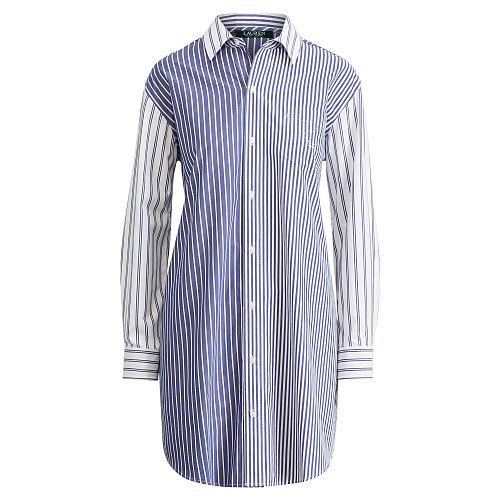 Ralph Lauren Lauren Mixed-stripe Sleep Shirt Mixed Stripe