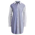 Ralph Lauren Lauren Mixed-stripe Sleep Shirt Mixed Stripe