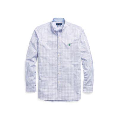 Ralph Lauren Classic Fit Gingham Shirt Grapevine/white 4x Big