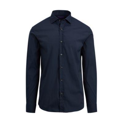 Ralph Lauren Stretch Cotton Dress Shirt Navy