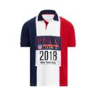 Ralph Lauren Us Open Piqu Polo Shirt Fr Navy/pure Wh/r Red