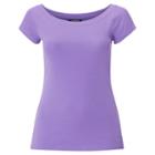 Ralph Lauren Lauren Woman Cotton Off-the-shoulder Top Deep Lilac