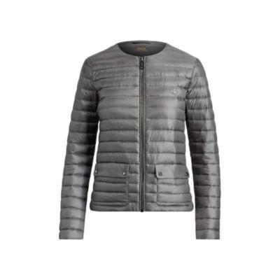 Ralph Lauren Full-zip Down Jacket Grey