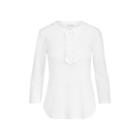 Ralph Lauren Ruffled-trim Henley White
