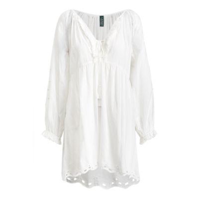 Ralph Lauren Eyelet Cotton Cover-up White