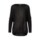 Ralph Lauren Draped Boatneck Sweater Black