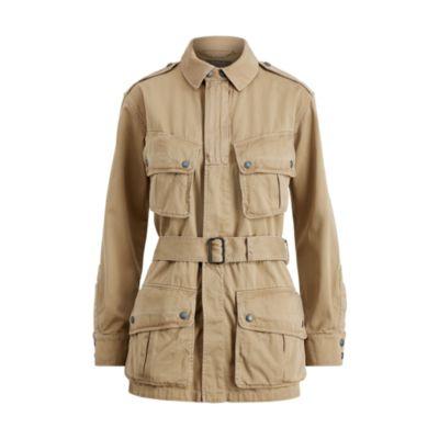 Ralph Lauren Cotton Twill Jacket Tan