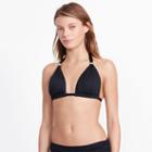 Ralph Lauren Lauren Ruched Halter Bikini Top Balck