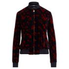 Ralph Lauren Lauren Floral Velvet Bomber Jacket