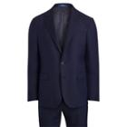 Ralph Lauren Polo Wool Birdseye Suit Navy And Black
