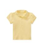 Ralph Lauren Cotton Interlock Polo Shirt Wicket Yellow 9m