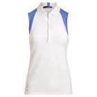 Ralph Lauren Piqu Racerback Polo Shirt Pure White/tyler Blue