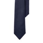 Ralph Lauren Silk-wool Jacquard Narrow Tie Navy/royal