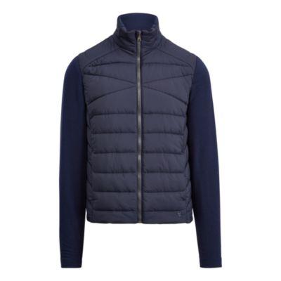 Ralph Lauren Paneled Stretch Jacket Dark French Navy Melange