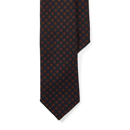 Polo Ralph Lauren Circle-print Wool Narrow Tie