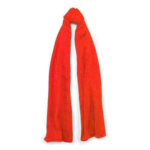 Ralph Lauren Cashmere Scarf Bright Orange