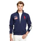 Polo Ralph Lauren Usa Fleece Track Jacket French Navy