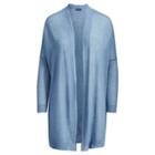 Ralph Lauren Linen-blend Cardigan Bay Blue