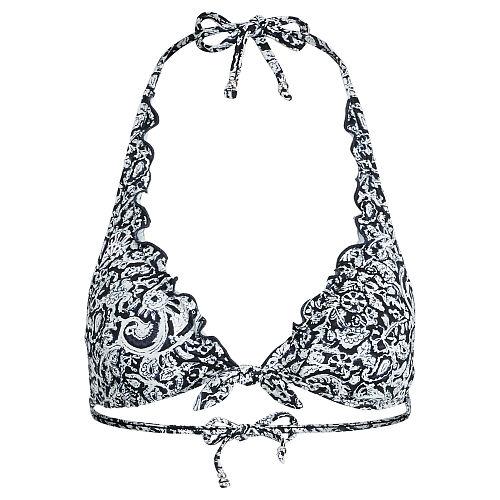 Polo Ralph Lauren Floral-print Halter Bikini Top