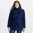 Ralph Lauren Lauren Woman Cotton-blend Sweater Jacket Navy