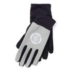 Ralph Lauren Polo Sport Touch Screen Running Gloves Black/reflective Silver