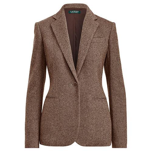 Ralph Lauren Lauren Tweed One-button Blazer